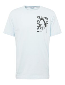 Calvin Klein Jeans Тениска светлосиньо / черно
