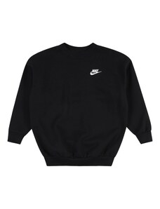 Nike Sportswear Суичър 'Club Fleece' черно / бяло