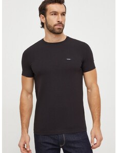 Тениска Calvin Klein в черно с изчистен дизайн K10K112724