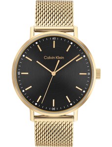 Calvin Klein Аналогов часовник злато / черно