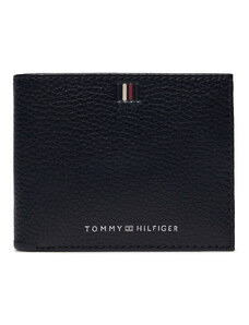 Голям мъжки портфейл Tommy Hilfiger Th Central Mini Cc Wallet AM0AM11854 Space Blue DW6