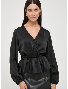 Блуза Guess JULEY в черно с изчистен дизайн W4RH68 WEFC2