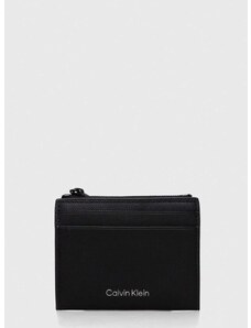 Кожен портфейл Calvin Klein мъжки в черно K50K511282