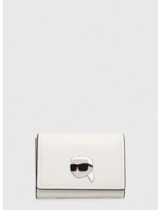 Кожен портфейл Karl Lagerfeld дамски в бяло
