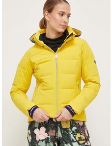 Пухено яке за ски Descente Joanna в жълто