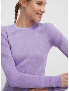 Функционална блуза с дълги ръкави Smartwool Intraknit Thermal Merino в лилаво