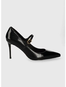 Кожени обувки с тънък ток Kurt Geiger London Regent Point Mary Jane в черно 1291900309 1292800309