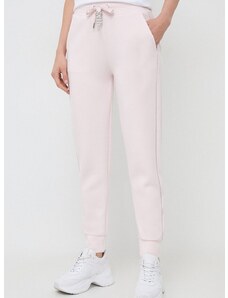 Спортен панталон Guess в розово с апликация W4RB46 KBYE2