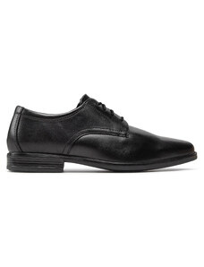 Обувки Clarks Howard Walk 261612857 Black Leather