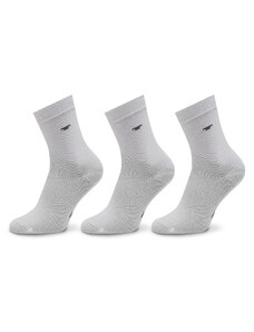 Комплект 3 чифта дълги чорапи детски Tom Tailor 9203 White 660