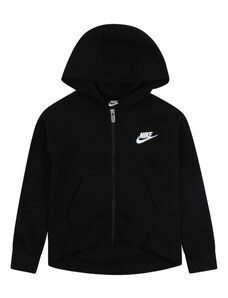 Nike Sportswear Суичъри с качулка 'CLUB FLEECE' черно / бяло