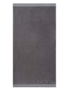 Голяма памучна кърпа Kenzo Iconic Gris 92x150?cm