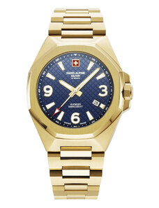Часовник Swiss Alpine Military 7005.1115 Gold/Blue