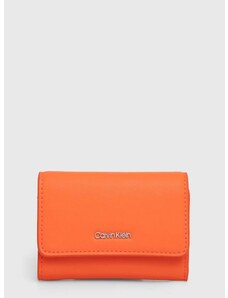 Портмоне Calvin Klein дамски в оранжево K60K607251