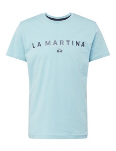 La Martina Тениска нейви синьо / светлосиньо / бяло