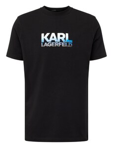 Karl Lagerfeld Тениска синьо / черно / бяло