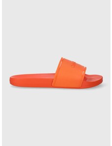 Чехли Calvin Klein POOL SLIDE RUBBER в оранжево HW0HW02000