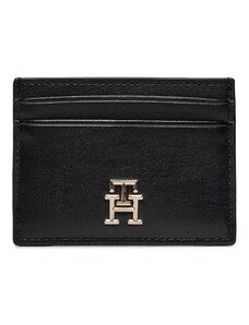 Калъф за кредитни карти Tommy Hilfiger Th Central Cc And Coin Black BDS