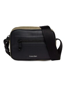 Calvin Klein Чанта за през рамо тип преметка маслина / черно