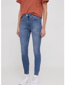 Дънки Calvin Klein Jeans в синьо J20J222144