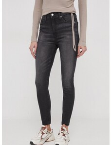 Дънки Calvin Klein Jeans в черно J20J222149