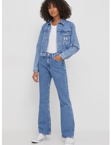 Дънки Calvin Klein Jeans Authentic Boot с висока талия J20J222868