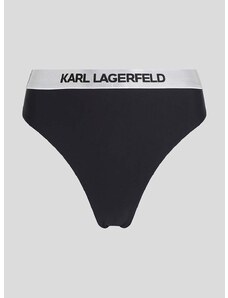 Долнище на бански Karl Lagerfeld в черно