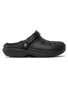 Чехли Crocs Classic Lined Clog 203591 Black/Black