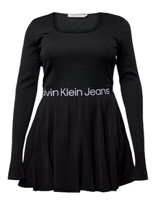 Calvin Klein Jeans Curve Рокля черно / бяло