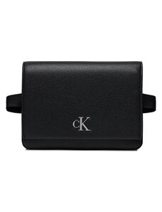 Чанта за кръст Calvin Klein Jeans Minimal Monogram Sq Waistbag20 K60K611461 Black BEH