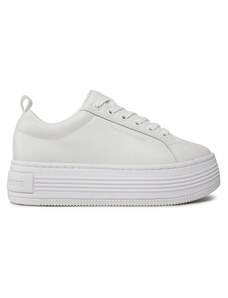 Сникърси Calvin Klein Jeans Bold Flatf Low Laceup Lth In Lum YW0YW01309 Triple Bright White 0K4