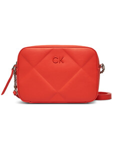 Дамска чанта Calvin Klein Re-Lock Quilt Camera Bag K60K610767 Flame SA3