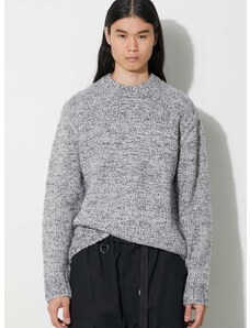 Вълнен пуловер Samsoe Samsoe дамски в сиво от топла материя