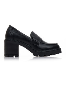Tsoukalas Черни дамски обувки loafers от изкуствена кожа