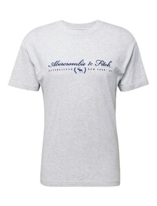 Abercrombie & Fitch Тениска морскосиньо / сив меланж