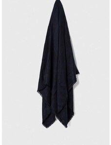 Тънък шал Tommy Hilfiger в тъмносиньо с изчистен дизайн AW0AW15790