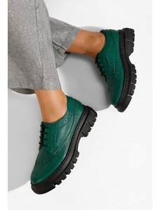 Zapatos Дамски обувки brogue Henise зелен