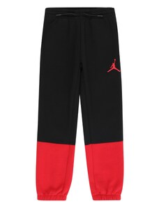 Jordan Панталон ярко червено / черно / бяло