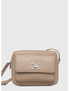 Чанта Calvin Klein в бежово K60K611083