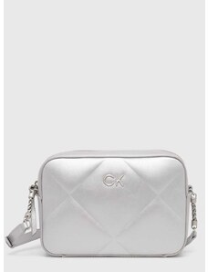 Чанта Calvin Klein в сребристо K60K611335
