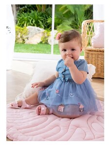 Декоративни сандали за бебе момиче с коте в розово Mayoral