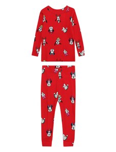 GAP Комплект пижама 'DIS FRIENDS' розово / червено / черно / бяло