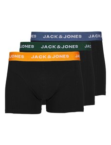 JACK & JONES Боксерки 'Gab' гълъбово синьо / смарагдово зелено / оранжево / черно