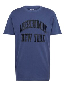 Abercrombie & Fitch Тениска тъмносиньо / черно