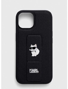 Кейс за телефон Karl Lagerfeld iPhone 15 / 14 / 13 6.1'' в черно