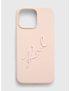 Кейс за телефон Karl Lagerfeld iPhone 15 Pro Max 6.7'' в розово