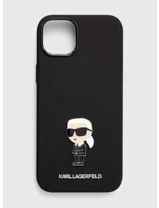 Кейс за телефон Karl Lagerfeld iPhone 15 Plus / 14 Plus 6.7'' в черно