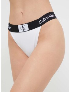 Долнище на бански Calvin Klein в бяло KW0KW02259