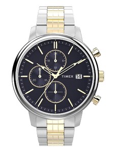 Часовник Timex Chicago Chronograf TW2W13300 Silver/Navy