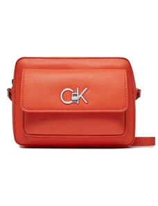 Дамска чанта Calvin Klein Re-Lock Camera Bag W/Flap K60K611083 Orange SA3